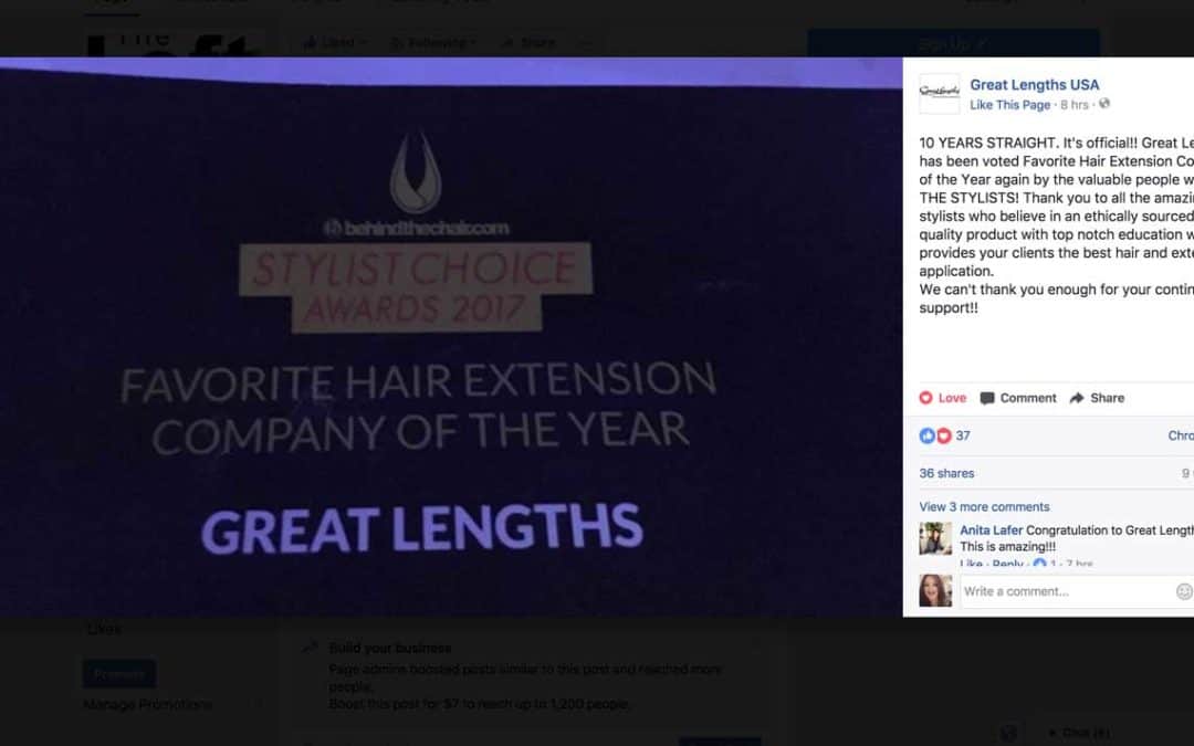 Great Lengths – Voted Favorite Hair Extension Company