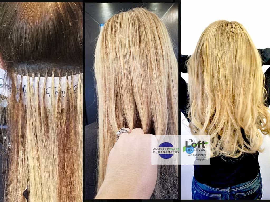 hair extension before and afters - Hair extensions mass